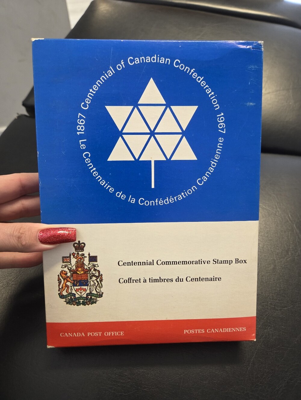 CANADA 1967 CENTENNIAL COMMEMORATIVE STAMP SET AND BOX